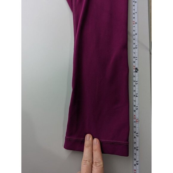Lululemon Align Crop Size 2 Deep Fuschia Leggings Yoga Run Gym Athletic Soft - Picture 9 of 9